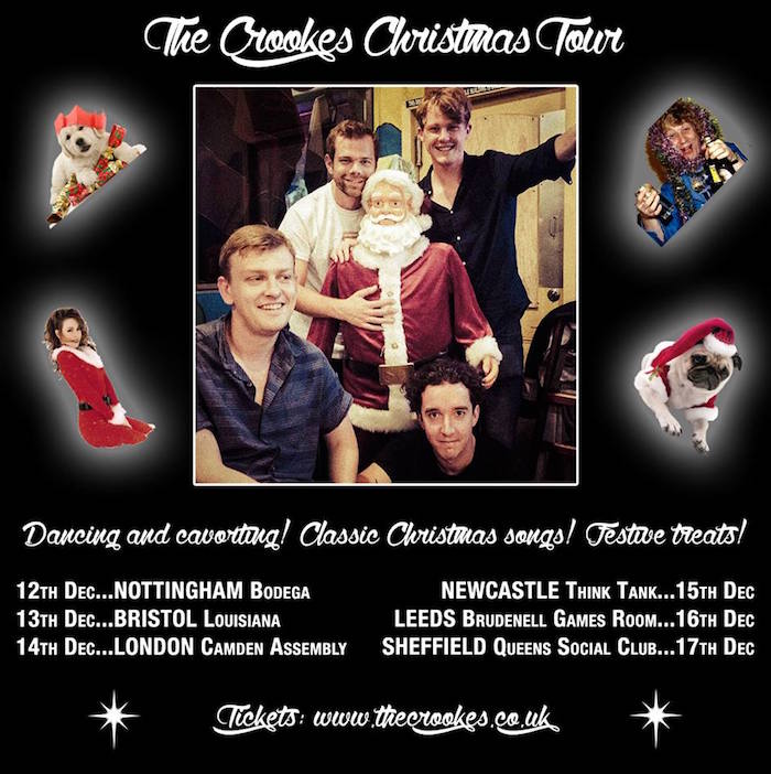 THE CROOKES Christmas tour image